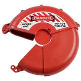 Collapsible Gate Valve, "Locked Out Do Not Remove", 7-13 in Diameter Range, Red redirect to product page